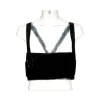 Work Belt With Removable Suspenders, One Size Fits All, Up To 48" Waist Size, Black - Image 3