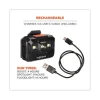 Skullerz 8987 Rechargeable Hard Hat LED Light, 2.5 x 3 x 2, Black, Ships in 1-3 Business Days - Image 3