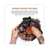 Skullerz 8974LED Class E Safety Helmet w/8981 Universal LED Headlamp, 6-Pt Ratchet Susp, White, Ships in 1-3 Business Days - Image 2