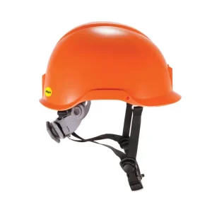 Skullerz 8974-MIPS Class E Safety Helmet with MIPS Elevate Ratchet Suspension, Orange, Ships in 1-3 Business Days