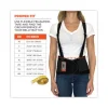 ProFlex 100 Economy Spandex Back Support Brace, 2X-Large, 42" to 46" Waist, Black, Ships in 1-3 Business Days - Image 2