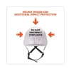 Skullerz 8975 Class C Safety Helmet, 6-Point Ratchet Suspension, White, Ships in 1-3 Business Days - Image 2