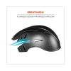 Skullerz 8960 Bump Cap with LED Lighting, Long Brim, Lime Green, Ships in 1-3 Business Days - Image 2