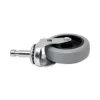 Mop Bucket/Wringer Replacement Caster, Grip Ring Type C Stem, 3" Wheel, Black/Gray/Silver - Image 3