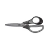 Non-Stick Titanium-Coated Scissors, 7″ Long, 2.88″ Cut Length, Gun-Metal Gray Blades, Black/gray Straight Handle