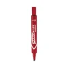 Marks A Lot Large Desk-Style Permanent Marker, Broad Chisel Tip, Red, Dozen (8887) - Image 2