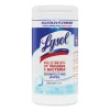Disinfecting Wipes, 1-Ply, 7 x 7.25, Crisp Linen, White, 80 Wipes/Canister, 6 Canisters/Carton