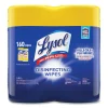 Disinfecting Wipes, 1-Ply, 7 x 7.25, Lemon and Lime Blossom, White, 80 Wipes/Canister, 3 Canisters/Pack, 2 Packs/Carton - Image 2