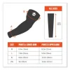Chill-Its 6690 Performance Knit Cooling Arm Sleeve, Polyester/Spandex, X-Large, Lime, 2 Sleeves, Ships in 1-3 Business Days - Image 3