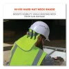 GloWear 8006 Hi-Vis Hard Hat Neck Shade, 12.25 x 10.5, Lime, Ships in 1-3 Business Days - Image 3