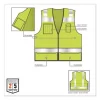 GloWear 8253HDZ Class 2 Heavy-Duty Mesh Surveyors Vest, Polyester, 2X-Large/3X-Large, Lime, Ships in 1-3 Business Days - Image 2