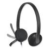 H340 Binaural Over The Head Corded Headset, Black - Image 3