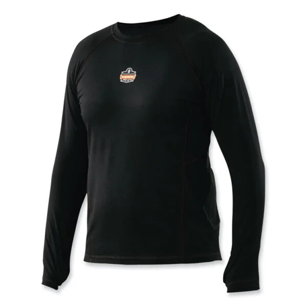 N-Ferno 6436 Long Sleeve Lightweight Base Layer Shirt, Large, Black, Ships in 1-3 Business Days