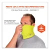 Chill-Its 6489 2-Layer Cooling Performance Knit Multi-Band, Polyester/Spandex, L/XL, Hi-Vis Lime, Ships in 1-3 Business Days - Image 3
