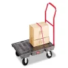 Heavy-Duty Platform Truck Cart, 2,000 Lb Capacity, 24 X 48 Platform, Black - Image 2