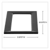 Mixx Recycling Center Lid, 9.87w x 19.87d x 0.62h, Black, Ships in 1-3 Business Days - Image 3