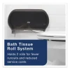Twin Standard Roll Bath Tissue Dispenser, 12.75 x 5.57 x 8.25, Smoke - Image 3
