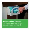 Small Bracket Wiper Dispenser, 8.42 X 4.22 X 5.74, White - Image 2