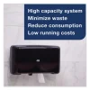 Elevation Bath Tissue Mini-Jumbo Roll Twin Dispenser, 17 x 5.69 x 10.13, Black - Image 2
