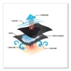 Chill-Its 6700FR Fire Resistant Cooling Tie Bandana Headband, One Size Fits Most, Blue, Ships in 1-3 Business Days - Image 2