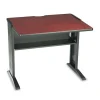 Computer Desk With Reversible Top, 47.5″ X 28″ X 30″, Mahogany/medium Oak/black - Image 2