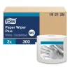 Paper Wiper Plus, 9.8 X 15.2, White, 300/roll, 2 Rolls/carton - Image 3