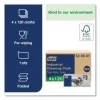Industrial Cleaning Cloths, 1-Ply, 16.34 x 14, Gray, 120 Wipes/Pack, 4 Packs/Carton - Image 3