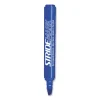 StrideMark Tank Permanent Marker, Broad Chisel Tip, Blue, 12/Pack - Image 2