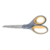 Titanium Bonded Scissors, 7″ Long, 3″ Cut Length, Gray/yellow Straight Handle