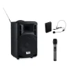 Wireless PA System with Wireless Headset Microphone, 40 W, Black, Ships in 1-3 Business Days - Image 3