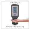 Cs6 Hand Sanitizer Dispenser, 1,200 Ml, 5.79 X 3.93 X 15.64, Graphite - Image 2