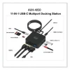 11-in-1 USB-C Multi-Port TAA Compliant Docking Station, Black - Image 3