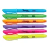 Pocket Style Highlighters, Assorted Ink Colors, Chisel Tip, Assorted Barrel Colors, Dozen - Image 2