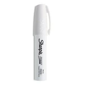 Permanent Paint Marker, Medium Bullet Tip, White