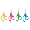 Kids’ Scissors with Antimicrobial Protection, Pointed Tip, 5″ Long, 2″ Cut Length, Randomly Assorted Straight Handles