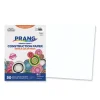 SunWorks Construction Paper, 50 lb Text Weight, 12 x 18, White, 50/Pack