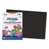 SunWorks Construction Paper, 50 lb Text Weight, 9 x 12, Black, 50/Pack