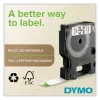 D1 Standard Labels, 0.5″ x 23 ft, Black Print on White Tape, 6/Pack - Image 2