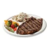 Bagasse PFAS-Free Dinnerware, 3-Compartment Plate, 10.24″ dia, White, 500/Carton - Image 3