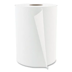 Select Roll Paper Towels, 1-Ply, 7.88″ X 350 Ft, White, 12 Rolls/carton