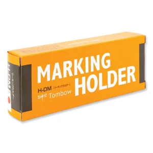 Wax-Based Marking Pencil, 4.4 Mm, Red Wax, Navy Blue Barrel, 10/box