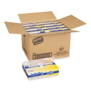 Satin-Pac High Density Polyethylene Film Sheets, 8 X 10.75, 1,000/pack, 10 Packs/carton