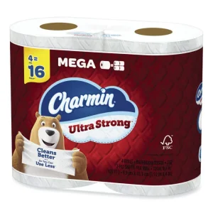 Ultra Strong Bathroom Tissue, Septic Safe, 2-Ply, White, 242 Sheet/Roll, 4/Pack, 8 Packs/Carton