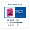 Color Cardstock, 65 lb Cover Weight, 8.5 x 11, Fuchsia, 250/Ream - Image 2