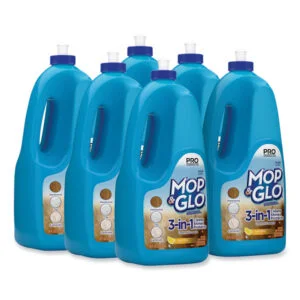 Triple Action Floor Shine Cleaner, Fresh Citrus Scent, 64 Oz Bottle, 6/carton