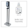Cs6 Hand Sanitizer Floor Stand With Dispenser, 1,200 Ml, 13.5 X 5 X 28.5, Graphite/silver - Image 3