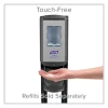 Cs6 Hand Sanitizer Floor Stand With Dispenser, 1,200 Ml, 13.5 X 5 X 28.5, Graphite/silver - Image 2