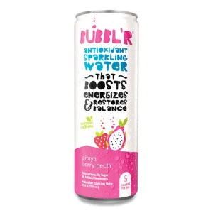 Antioxidant Sparkling Water, Pitaya Berry Nect’r, 12 oz Can, 12 Cans/Carton