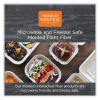 PLA Lids for Fiber Containers, 8.8 x 6.9 x 0.8, Clear, Plastic, 400/Carton - Image 4