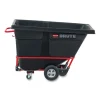 BRUTE Rotomolded Tilt Truck, 202 gal, 1,250 lb Capacity, Plastic, Black